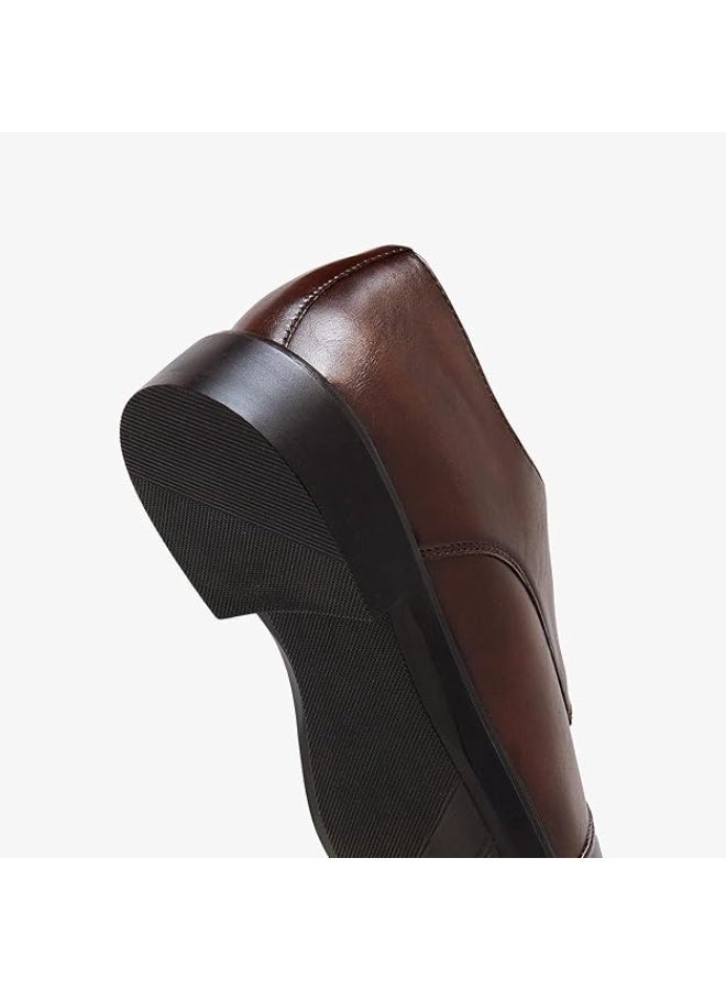 NDURE Men's Classic Derby Shoes | Leather | Luxury | Formal | Comfortable | Lightweight | Trendy Design | Office wear | Breathable | Casuals - Image 5